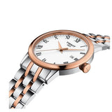 Tissot T Classic Dream Quartz White Dial Two Tone Steel Strap Watch for Men - T129.410.22.013.00 Authentic Buy Shop Now