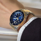Citizen Mechanical Automatic Blue Dial Two Tone Steel Strap Watch for Men - NJ0174-82L Authentic Buy Shop Now