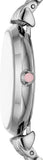 Emporio Armani Gianni T-Bar Pink Dial Silver Steel Strap Watch for Women - AR11686 Authentic Buy Shop Now