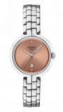 Tissot T-Lady Flamingo Diamonds Pink Dial Silver Steel Strap Watch for Women - T094.210.11.336.00 Authentic Buy Shop Now