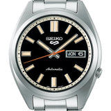 Seiko 5 Sports SNXS Series Automatic Black Dial Silver Steel Strap Watch for Men - SRPK89K1 Authentic Buy Shop Now
