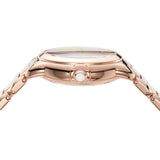 Emporio Armani Mia Meccanico Mother of Pearl Dial Rose Gold Steel Strap Watch for Women - AR60072 Authentic Buy Shop Now
