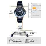 Emporio Armani World Explorer GMT Blue Dial Blue Rubber Strap Watch for Men - AR11592 Authentic Buy Shop Now