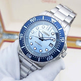 Citizen Mechanical Automatic Blue Dial Silver Steel Strap Watch for Men - NJ0178-81M Authentic Buy Shop Now
