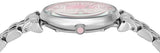 Emporio Armani Gianni T-Bar Pink Dial Silver Steel Strap Watch for Women - AR11686 Authentic Buy Shop Now