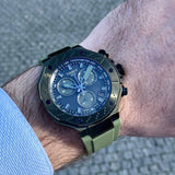 Tissot T Race Chronograph Black Dial Green Rubber Strap Watch for Men - T141.417.37.061.02 Authentic Buy Shop Now