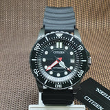 Citizen Mechanical Automatic Black Dial Black Rubber Strap Watch for Men - NJ0125-11E Authentic Buy Shop Now