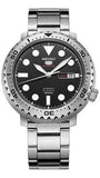 Seiko 5 Sports Automatic Black Dial Silver Steel Strap Watch for Men - SRPC61J1 Authentic Buy Shop Now