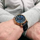 Emporio Armani Luigi Blue Dial Blue Leather Strap Watch for Men - AR11135 Authentic Buy Shop Now