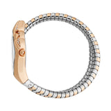 Just Cavalli Serpente Metallica Rose Gold Dial Two Tone Steel Strap Watch for Women - JC1L208M0075 Authentic Buy Shop Now