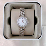 Emporio Armani Alpha Mother of Pearl Dial Silver Steel Strap Watch for Women - AR1803 Authentic Buy Shop Now