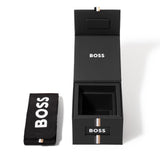 Hugo Boss Strike Black Dial Silver Steel Strap Watch for Men - 1514170 Authentic Buy Shop Now