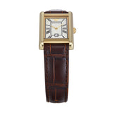 Emporio Armani Gino White Dial Brown Leather Strap Watch for Men - AR11665 Authentic Buy Shop Now