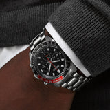 Seiko Prospex Speedtimer Solar Chronograph Black Dial Silver Steel Strap Watch for Men - SSC915 Authentic Buy Shop Now