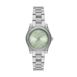 Emporio Armani Federica Mint Green Dial Silver Steel Strap Watch for Women - AR11656 Authentic Buy Shop Now