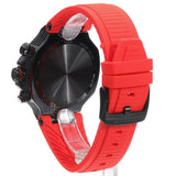 Tissot T Race Chronograph Black Dial Red Rubber Strap Watch for Men - T141.417.37.061.01 Authentic Buy Shop Now