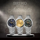 Seiko 5 Sports Automatic Blue Dial Silver Steel Strap Watch for Men - SRPL55K1 Authentic Buy Shop Now