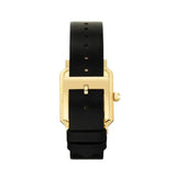 Tory Burch Robinson White Dial Black Leather Strap Watch for Women - TBW1504 Authentic Buy Shop Now