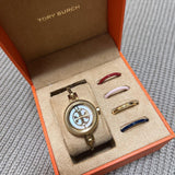 Tory Burch Riva Gold Dial Gold Steel Strap Watch for Women - TBW4029 Authentic Buy Shop Now