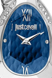 Just Cavalli Serpente Metallica Blue Dial Silver Steel Strap Watch for Women - JC1L224M0025 Authentic Buy Shop Now