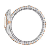 Just Cavalli Vita White Dial Two Tone Steel Strap Watch for Women - JC1L355M0065 Authentic Buy Shop Now