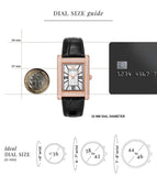 Emporio Armani Genni Silver Dial Black Leather Strap Watch for Women - AR11624 Authentic Buy Shop Now