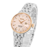 Seiko Presage Cocktail Time Automatic Diamonds White Dial Silver Steel Strap Watch for Women - SRE012J1 Authentic Buy Shop Now