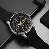 Maserati SFIDA Chronograph Black Dial Black Silicone Strap Watch for Men - R8871640005 Authentic Buy Shop Now