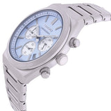 Seiko Conceptual Chronograph Ice Blue Dial Silver Steel Strap Watch for Men - SSB459P1
