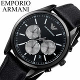 Emporio Armani Antonio Chronograph Black Dial Black Leather Strap Watch for Men - AR11583 Authentic Buy Shop Now