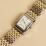 Tory Burch Eleanor White Dial Two Tone Steel Strap Watch for Women - TBW1070 Authentic Buy Shop Now
