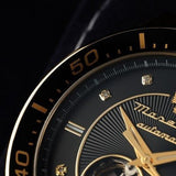 Maserati SFIDA Special Edition Automatic Black Dial Gold Steel Strap Watch for Men - R8823140012 Authentic Buy Shop Now