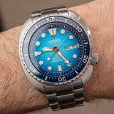 Seiko Prospex US Special Edition Automatic Blue Dial Silver Steel Strap Watch for Men - SRPH59 Authentic Buy Shop Now