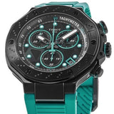 Tissot T Race Chronograph Black Dial Green Rubber Strap Watch for Men - T141.417.37.051.01 Authentic Buy Shop Now