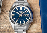 Seiko 5 Sports SNXS Automatic Blue Dial Silver Steel Strap Watch for Men - SRPK87K1 Authentic Buy Shop Now