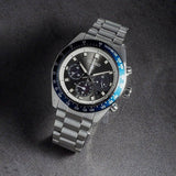 Seiko Prospex Speedtimer Solar Chronograph Grey Dial Silver Steel Strap Watch for Men - SSC939 Authentic Buy Shop Now