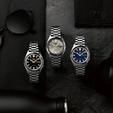 Seiko 5 Sports SNXS Automatic Blue Dial Silver Steel Strap Watch for Men - SRPK87K1 Authentic Buy Shop Now