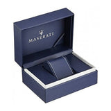 Maserati SFIDA Chronograph Blue Dial Silver Steel Strap Watch for Men - R8873640025 Authentic Buy Shop Now