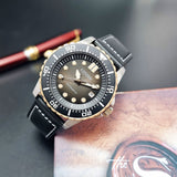 Citizen Mechanical Automatic Black Dial Black Leather Strap Watch for Men - NJ0176-10E Authentic Buy Shop Now