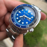 Seiko Prospex Save The Ocean Diver's Automatic Blue Dial Silver Steel Strap Watch for Men - SRPD21J1 Authentic Buy Shop Now