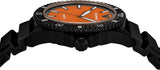 Emporio Armani World Explorer Orange Dial Black Silicone Strap Watch for Men - AR11684 Authentic Buy Shop Now