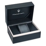 Maserati Sorpasso Chronograph Blue Dial Silver Steel Strap Watch for Men - R8873624004 Authentic Buy Shop Now