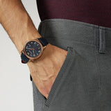 Emporio Armani Luigi Blue Dial Blue Leather Strap Watch for Men - AR11135 Authentic Buy Shop Now