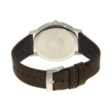 Emporio Armani Kappa Silver Dial Brown Leather Strap Watch for Men - AR11173 Authentic Buy Shop Now