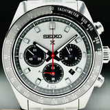 Seiko Prospex Speedtimer Solar Chronograph Silver Dial Silver Steel Strap Watch for Men - SSC911 Authentic Buy Shop Now