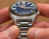 Seiko 5 Sports SNXS Automatic Blue Dial Silver Steel Strap Watch for Men - SRPK87K1 Authentic Buy Shop Now