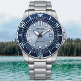 Citizen Mechanical Automatic Blue Dial Silver Steel Strap Watch for Men - NJ0178-81M Authentic Buy Shop Now