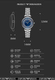 Emporio Armani Gianni T-Bar Blue Dial Silver Steel Strap Watch for Women - AR11627 Authentic Buy Shop Now