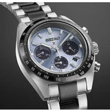 Seiko Prospex Speedtimer Solar Chronograph Limited Edition Blue Dial Two Tone Steel Strap Watch for Men - SSC909 Authentic Buy Shop Now