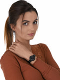 Emporio Armani Kappa Black Dial Black Mesh Strap Watch for Women - AR11252 Authentic Buy Shop Now